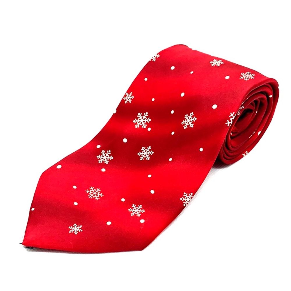 Men’s Snowflake Neck Tie